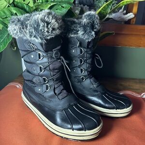 Target Black and Gray Winter Boots